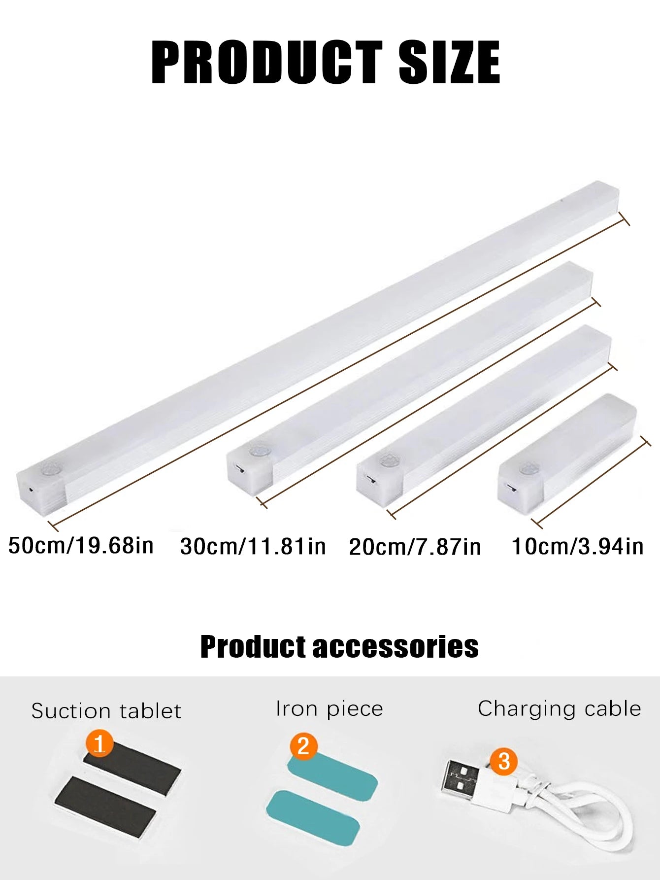 Type-C Rechargeable Motion Sensor Cabinet Light