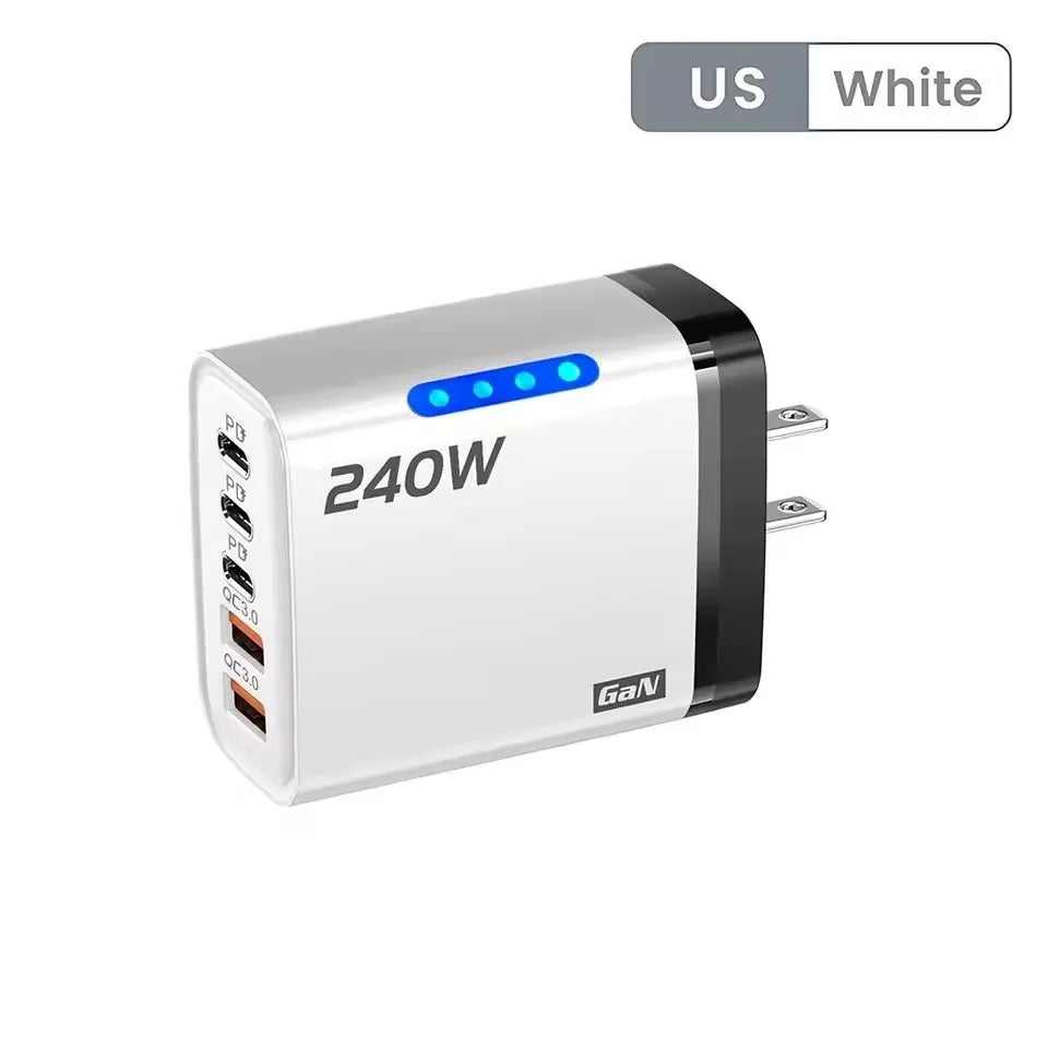 5-Port GaN Fast Wall Charger