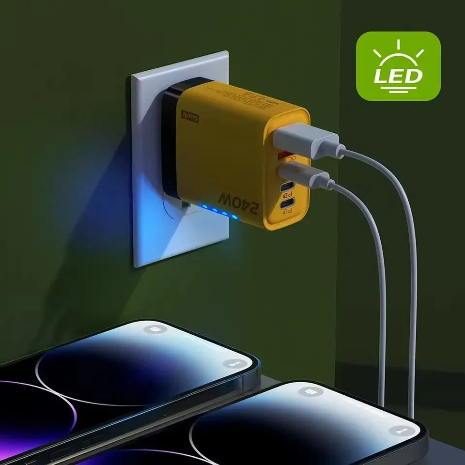 5-Port GaN Fast Wall Charger
