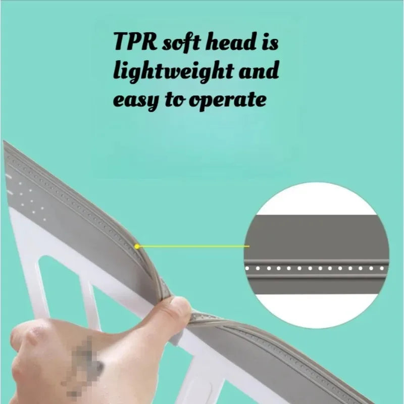 Multi-Surface Silicone Floor and Window Squeegee
