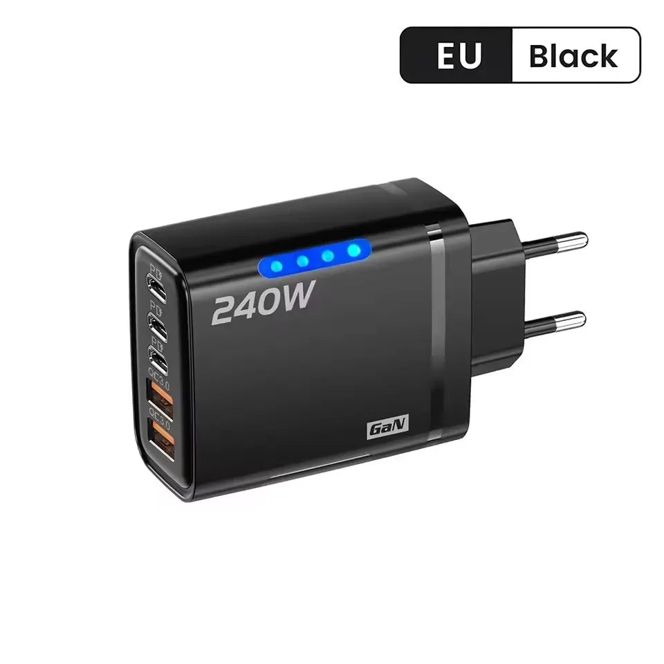 5-Port GaN Fast Wall Charger