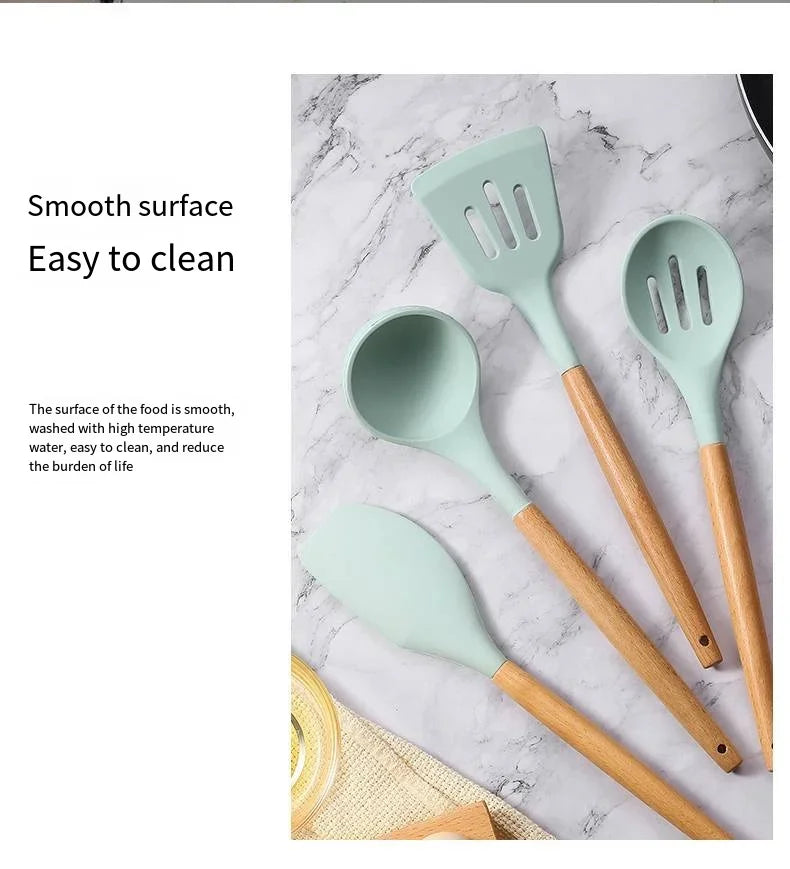 12-Piece Silicone Kitchen Utensil Set