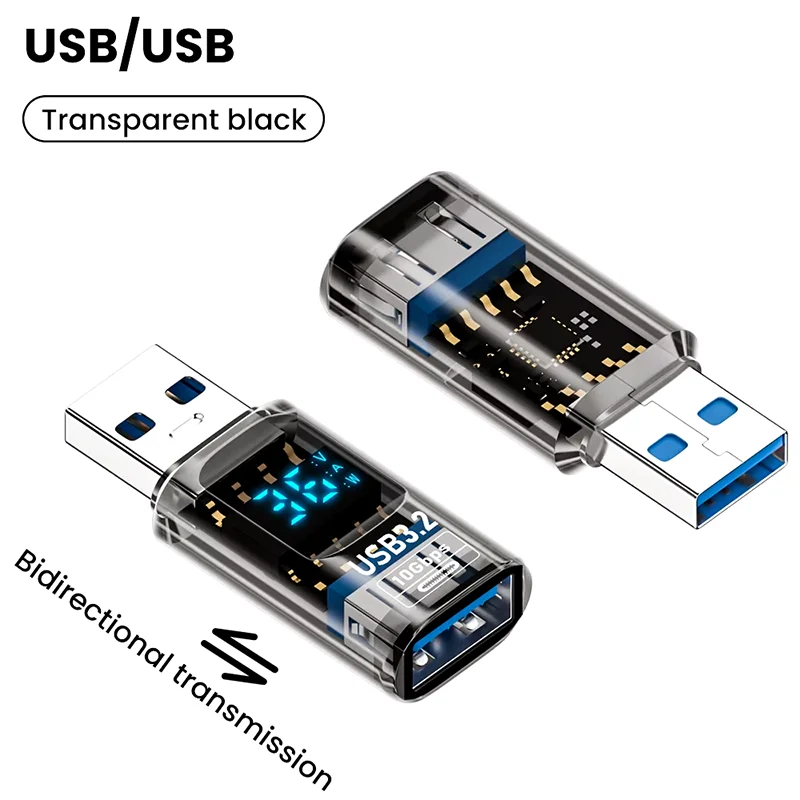 USB 3.2 Digital Display Adapter 10Gbps USB Male TO USB Female Converter Fast Charging Data Transafer USB C Adapter For PC Laptop