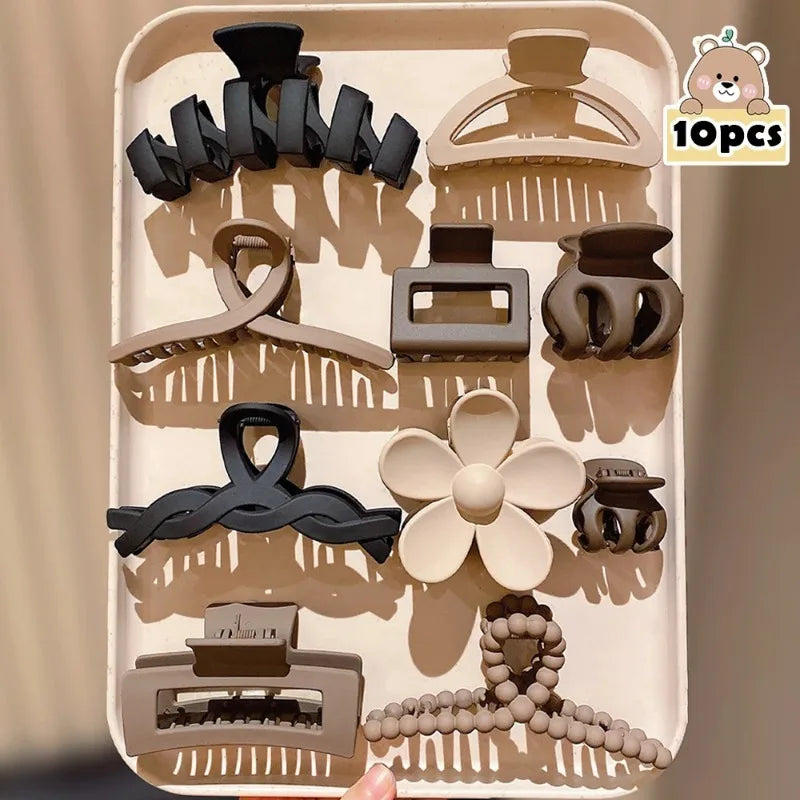10-Piece Multicolor Hair Grips
