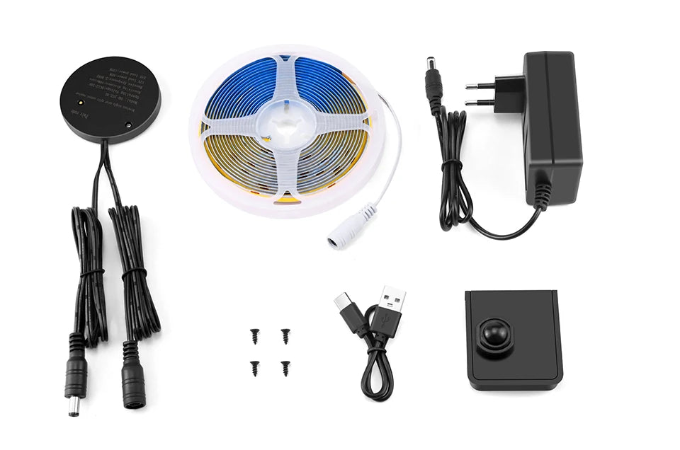 Flexible COB LED Strip with Wireless Motion Sensor