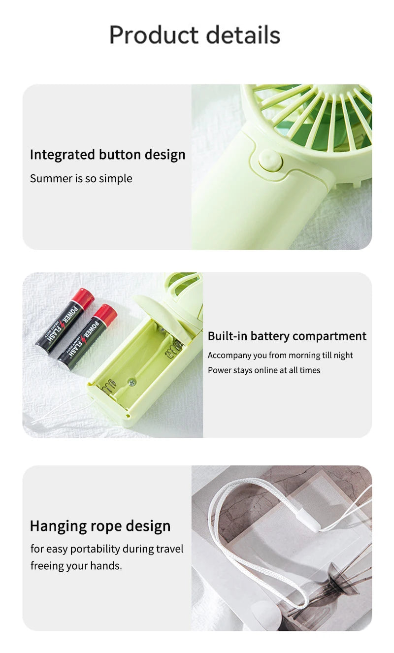 Mini Portable Handheld Fan