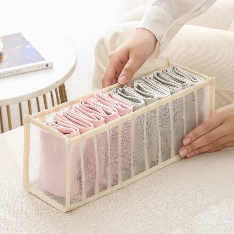 11-Compartment Foldable Underwear Organizer