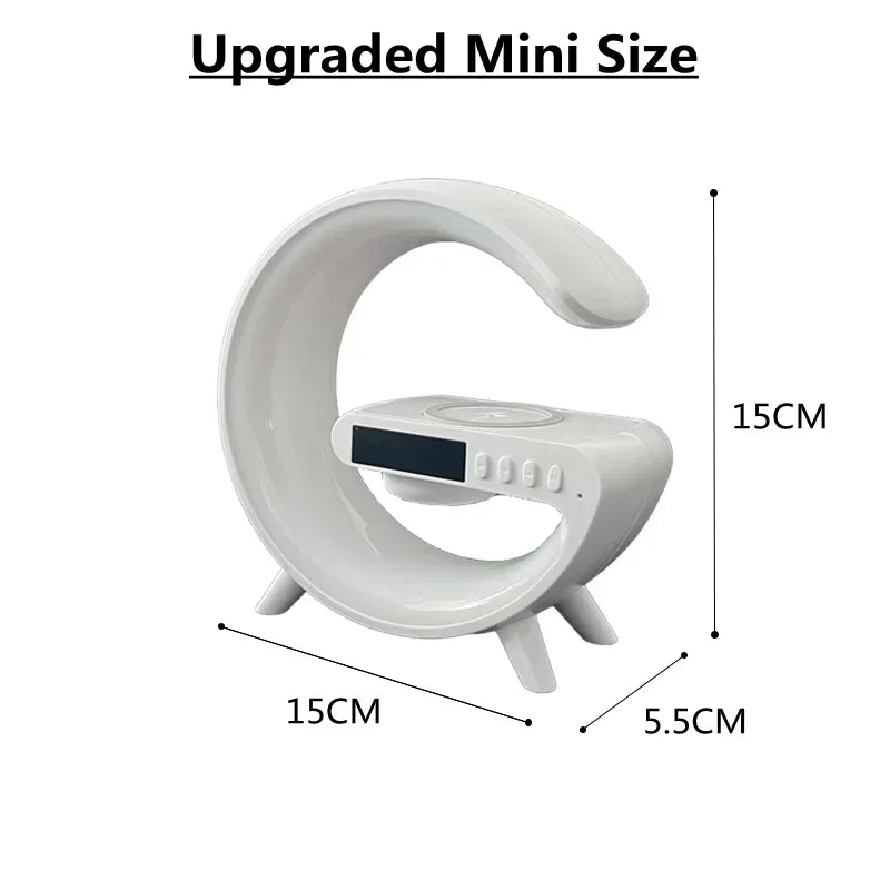 Wireless Charging Station with Alarm Clock