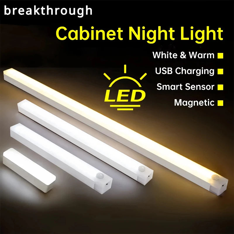 USB Rechargeable Motion Sensor Bar Light