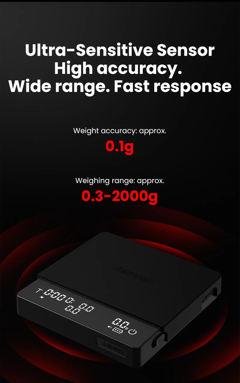 Rechargeable Digital Coffee Scale