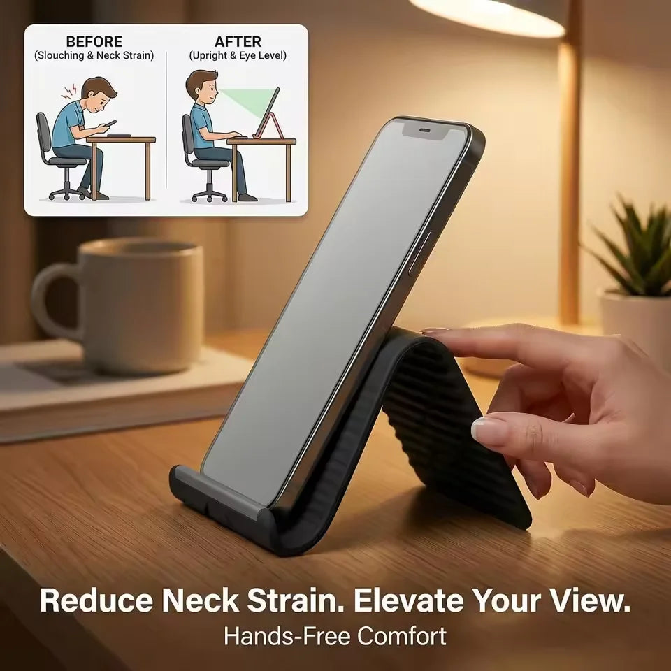 Foldable Silicone Multi-Angle Device Stand