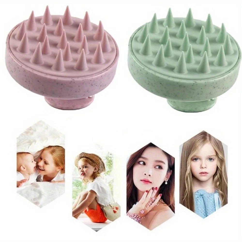 Silicone Shampoo and Scalp Massage Brush