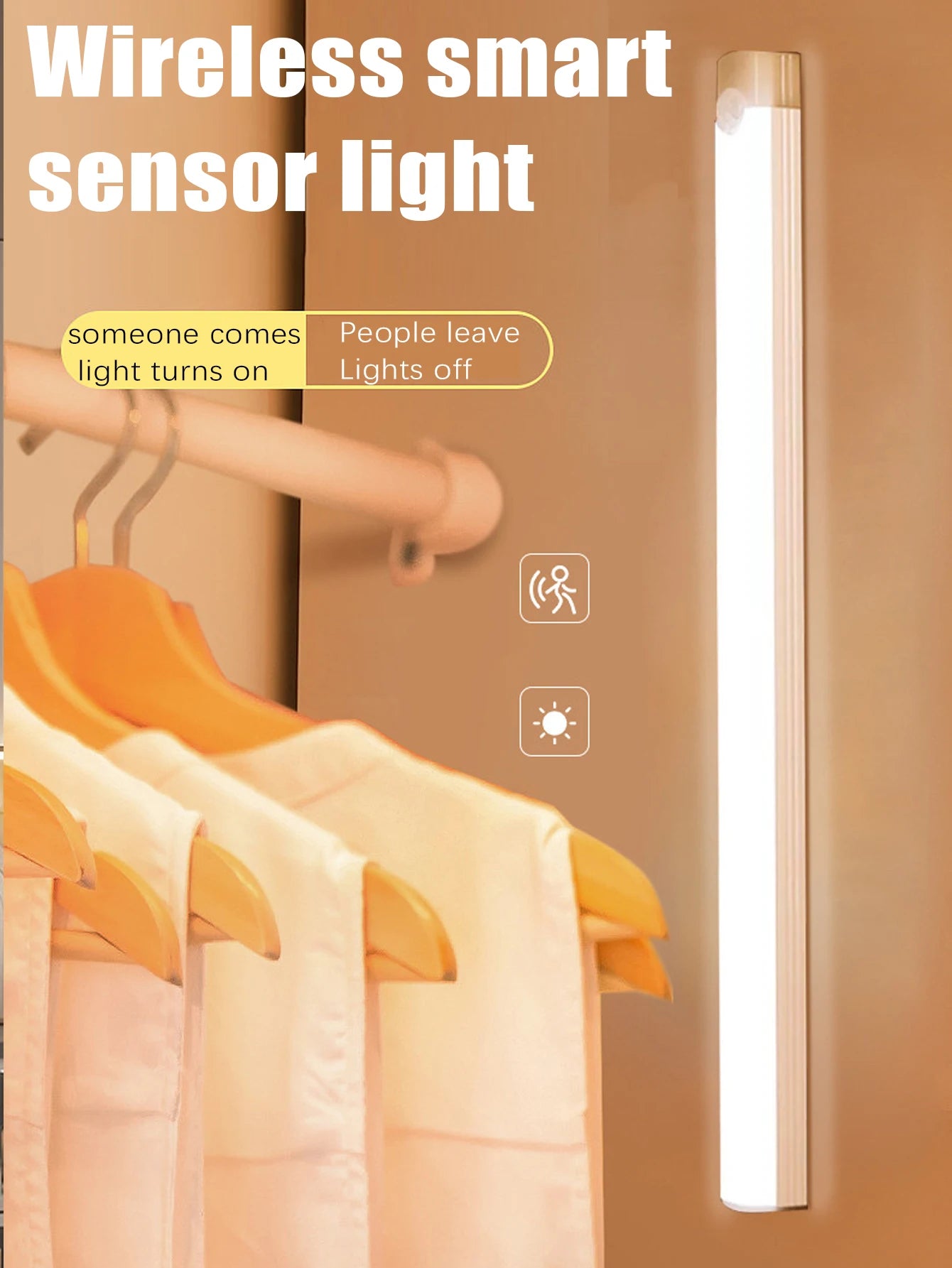 Type-C Rechargeable Motion Sensor Cabinet Light