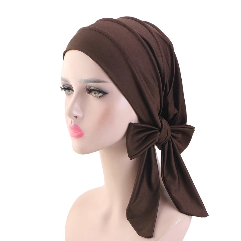 Long-Tail Headscarf Hat