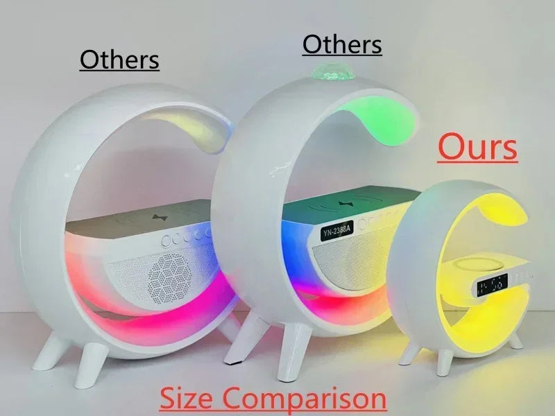 Wireless Charging Station with Alarm Clock