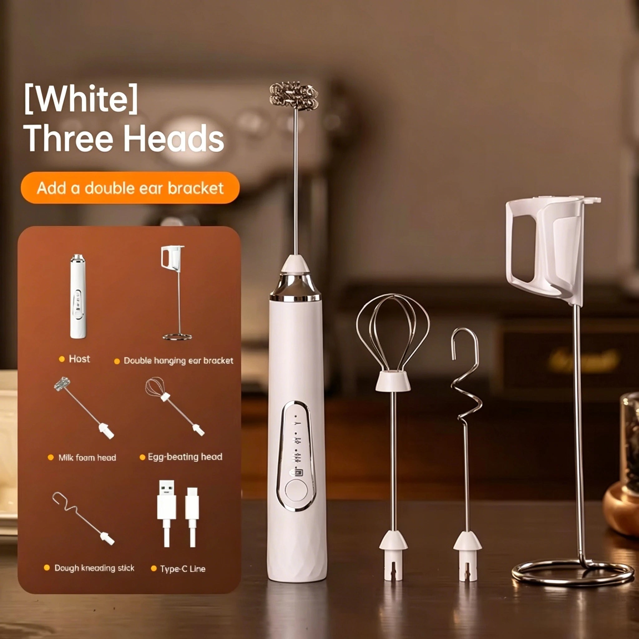 Rechargeable Handheld Milk Frother