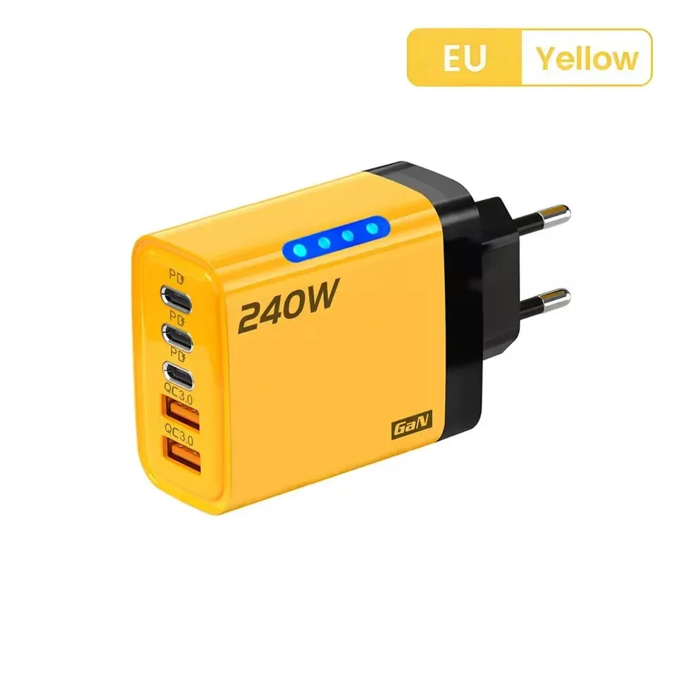 5-Port GaN Fast Wall Charger