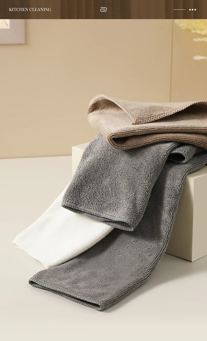 Microfiber Cleaning Cloths, 6 or 12 Pack