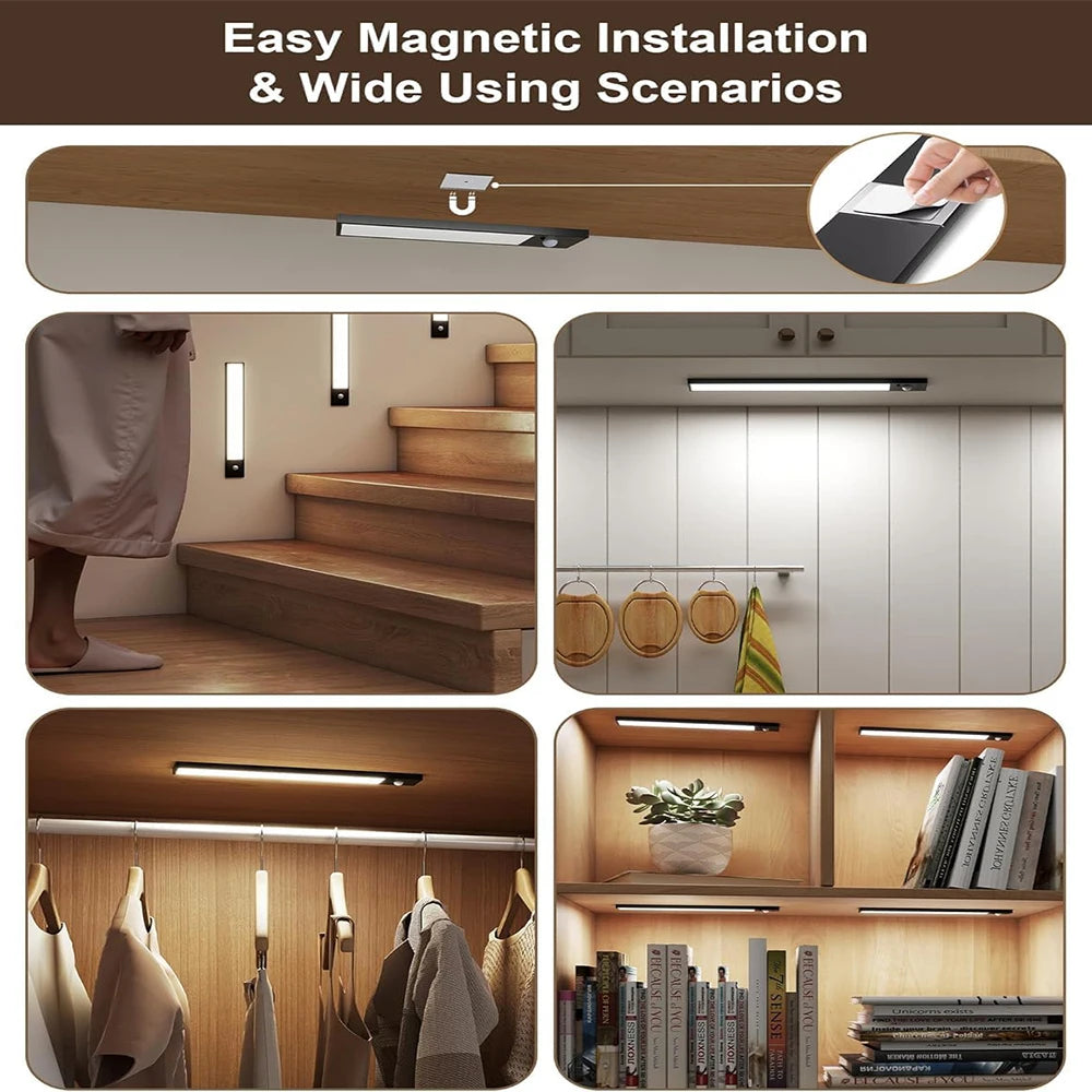 Ultra-Thin Rechargeable Motion Sensor Cabinet Light