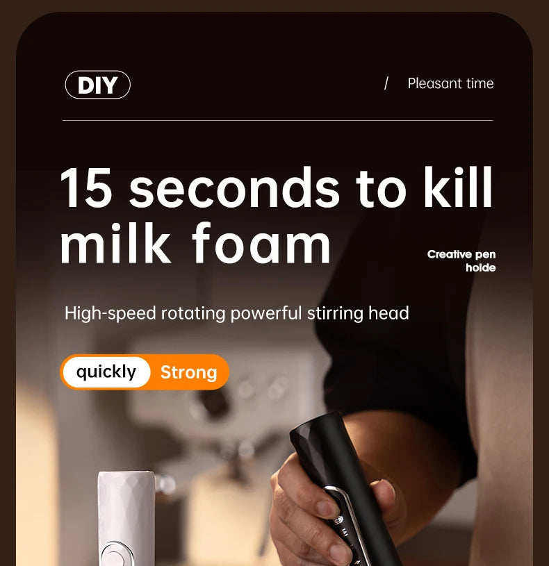 Rechargeable Handheld Milk Frother