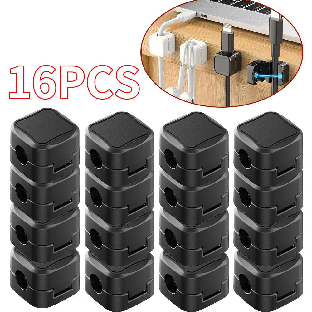 Magnetic Cable Clips and Cord Organizer