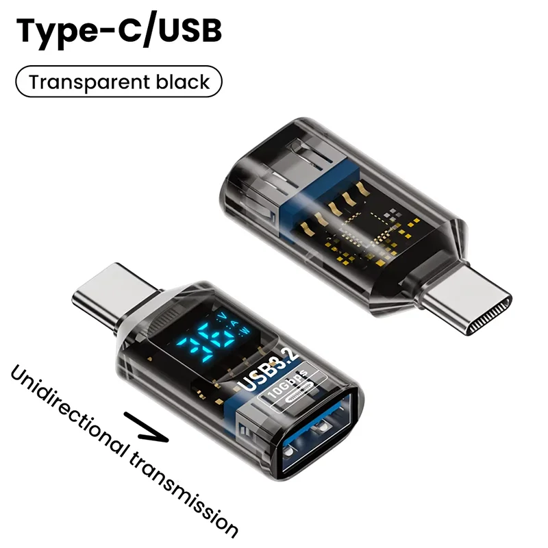 USB 3.2 Digital Display Adapter 10Gbps USB Male TO USB Female Converter Fast Charging Data Transafer USB C Adapter For PC Laptop