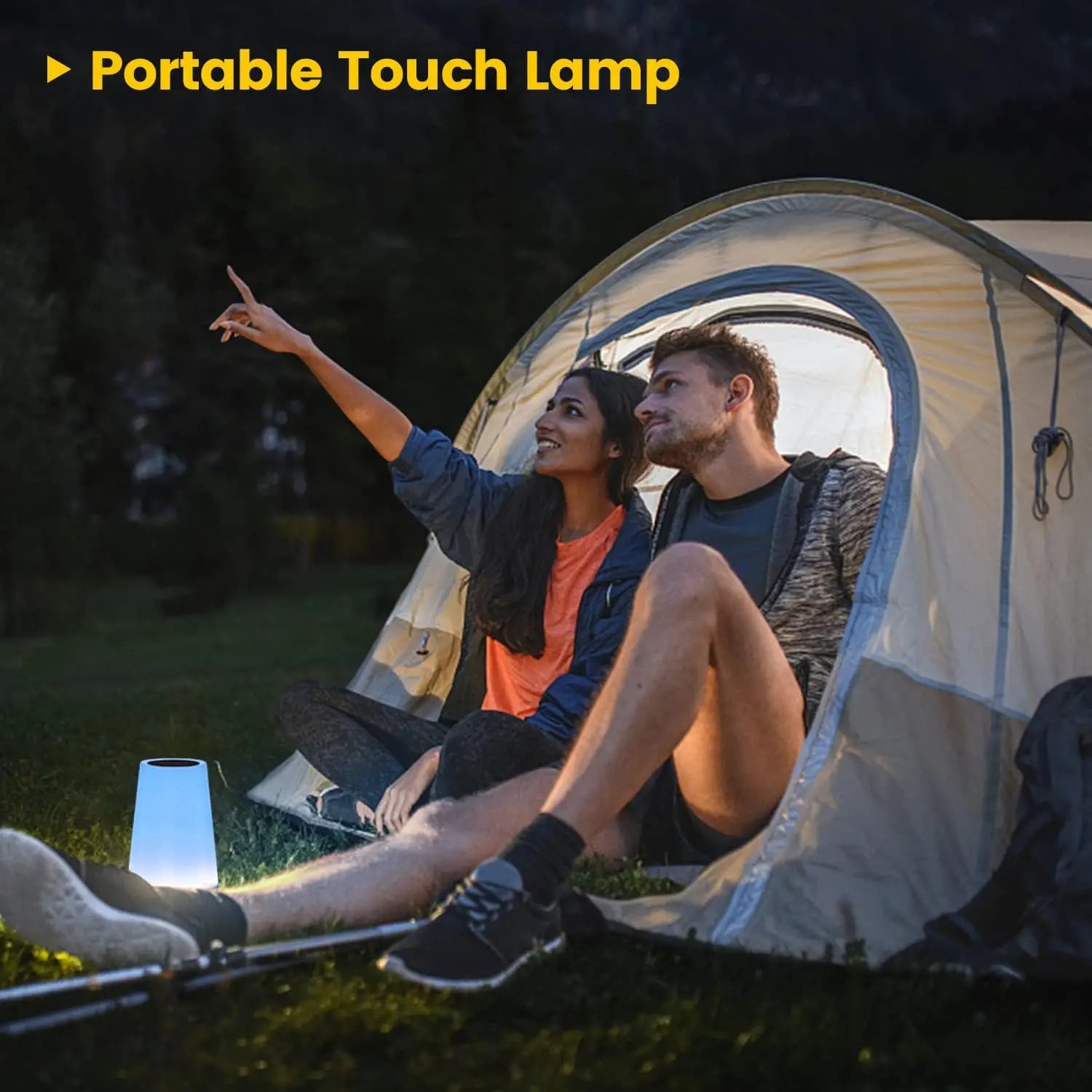 13-Color RGB Rechargeable Night Light with Remote
