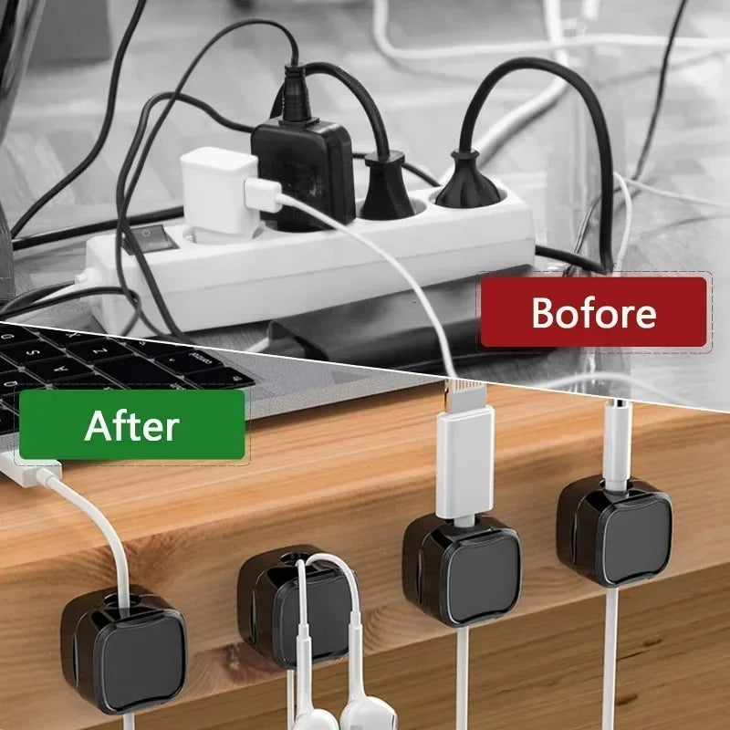 Magnetic Cable Clips and Cord Organizer