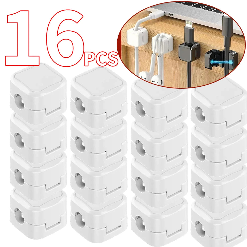 Magnetic Cable Clips and Cord Organizer
