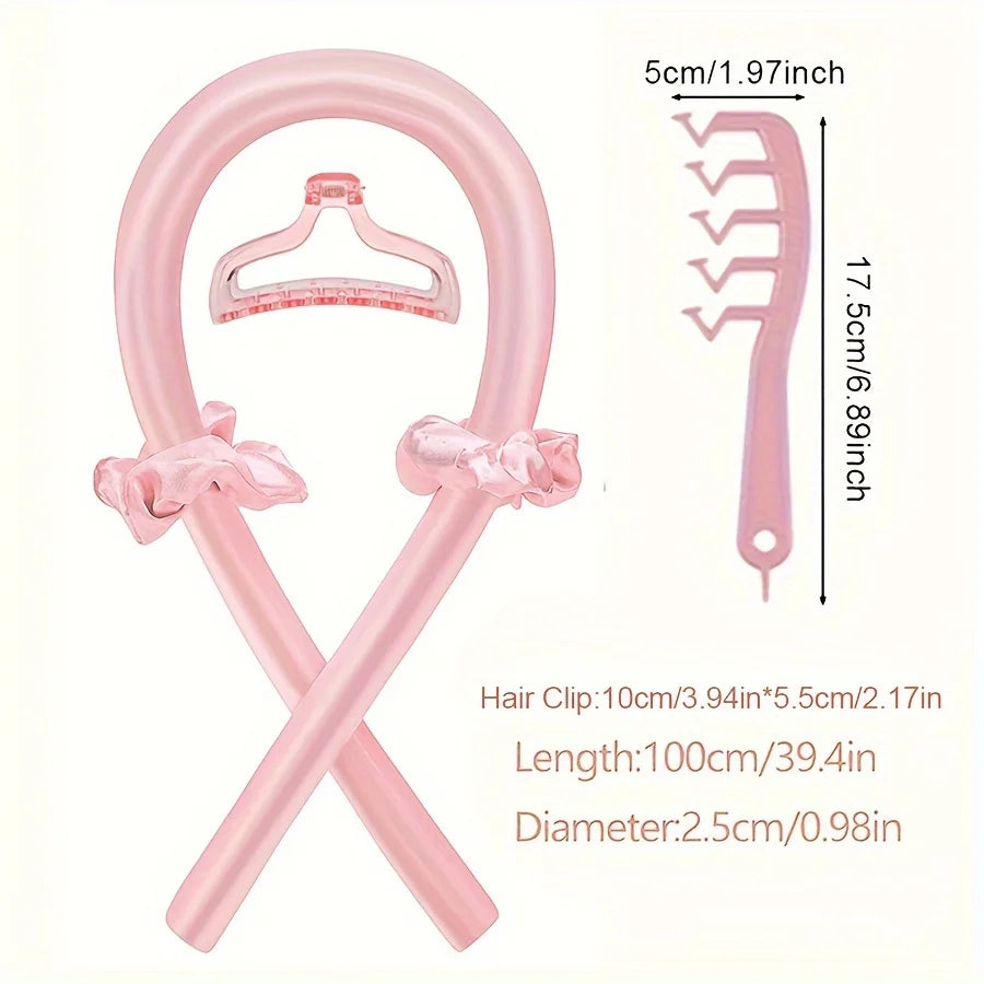 5-Piece Heatless Curling and Styling Set