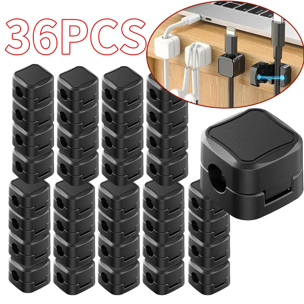Magnetic Cable Clips and Cord Organizer