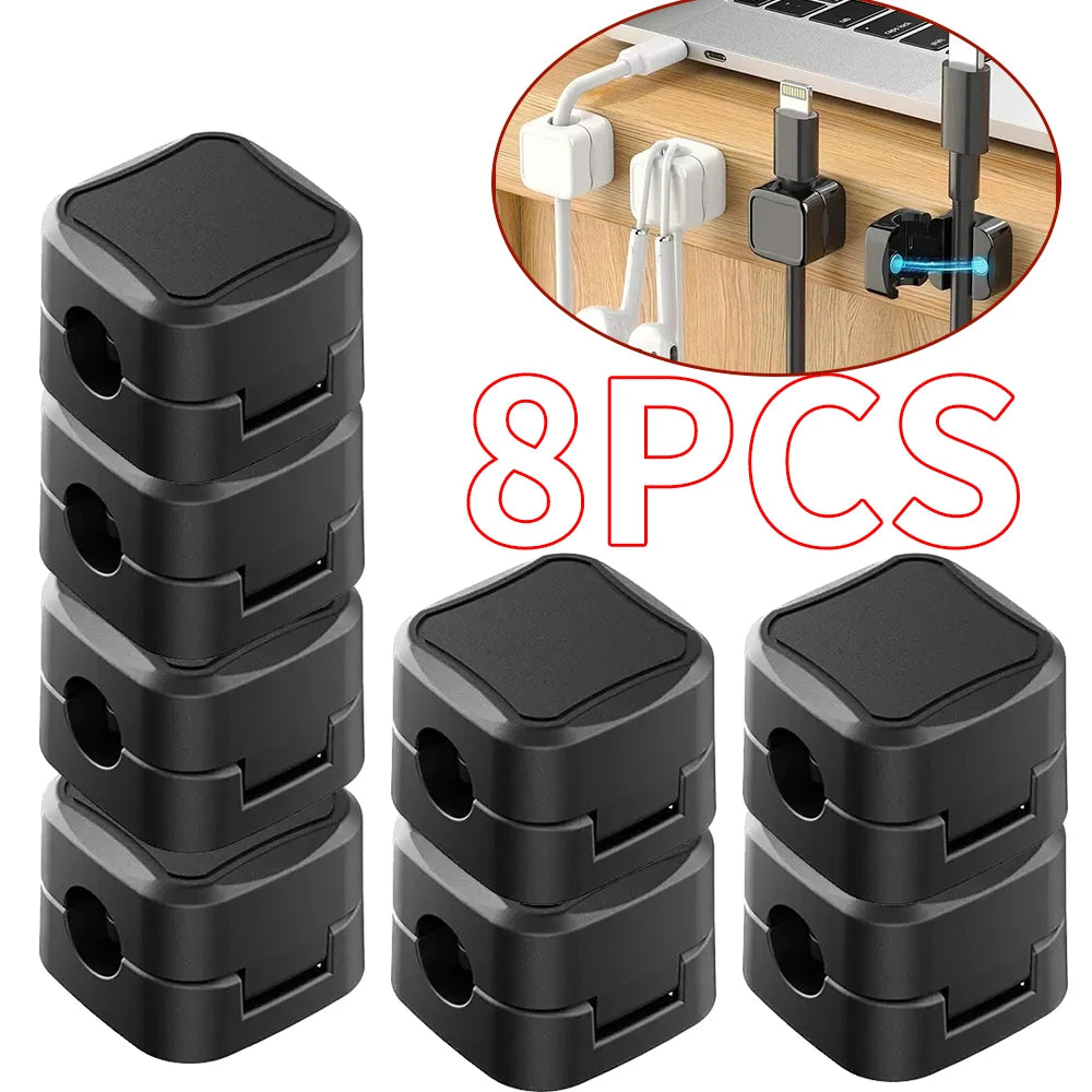 Magnetic Cable Clips and Cord Organizer