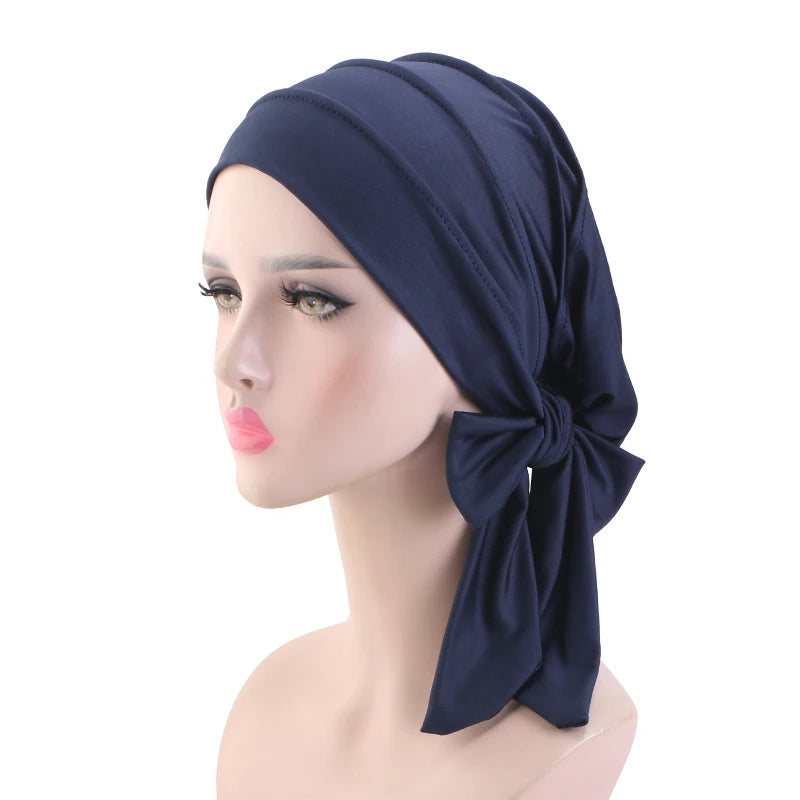 Long-Tail Headscarf Hat