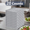 5/10/20Pcs Metal Wire Scouring Pads, Scratch‑Resistant Reusable Woven Cleaning Cloths Wet‑Dry Use For Pots Sink Stove Tableware Kitchen Use