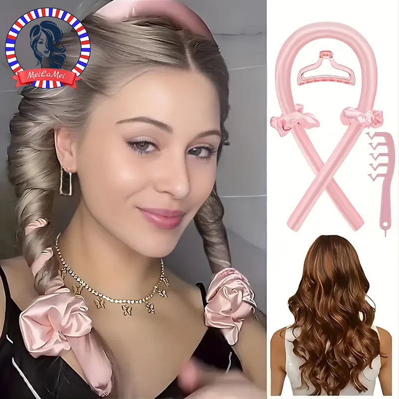 5-Piece Heatless Curling and Styling Set