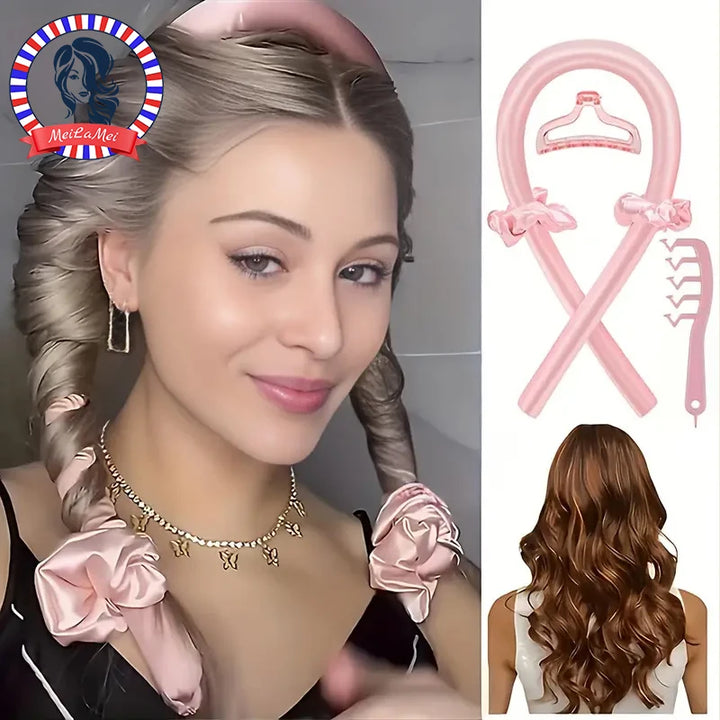 5-Piece Heatless Curling and Styling Set