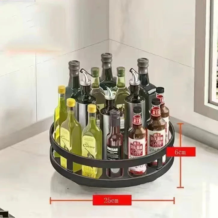 360° Rotating Countertop Storage Organizer