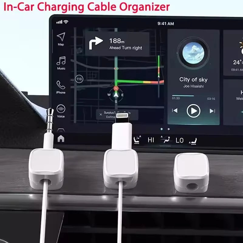 Magnetic Cable Clips and Cord Organizer
