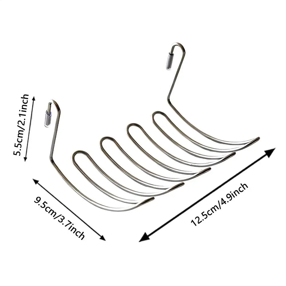 Expandable Stainless Steel Over-Sink Drain Rack