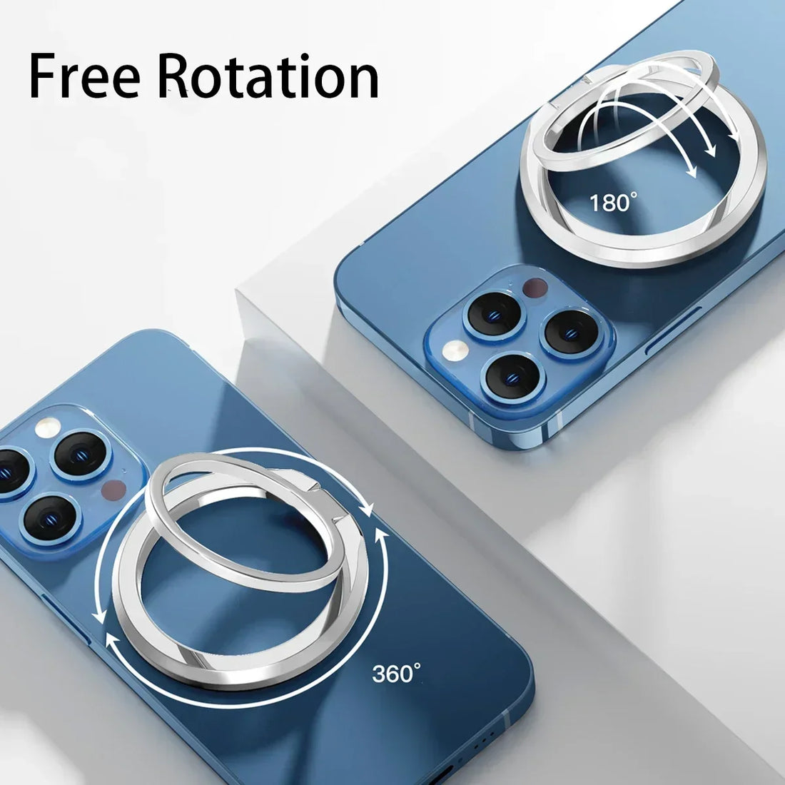 2026 New Magnetic Phone Ring Holder For MagSafe Accessories Adjustable Finger Ring Support Bracket For Magnet Case For IPhone