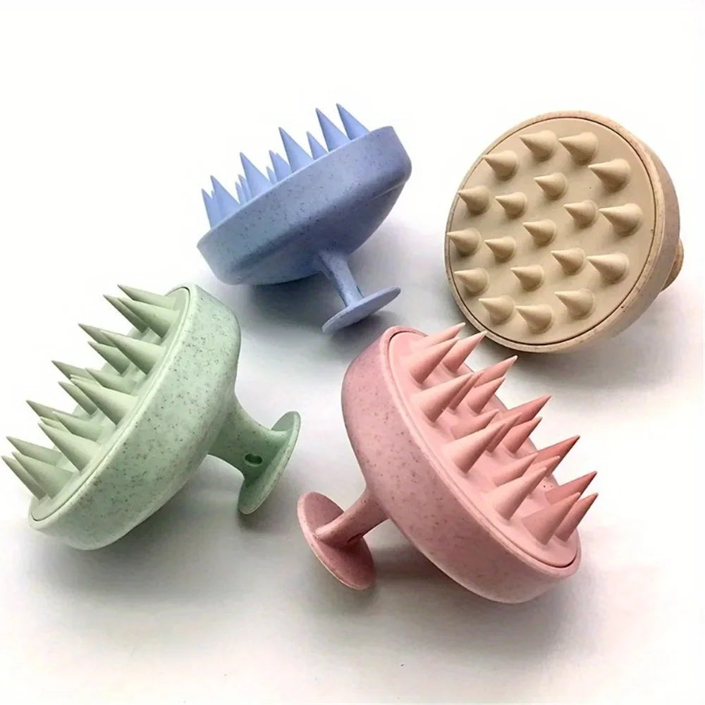 Silicone Shampoo and Scalp Massage Brush