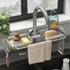 Aluminum Sink Caddy with Faucet Holder