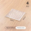 4-Piece Transparent Silicone Furniture Floor Protectors