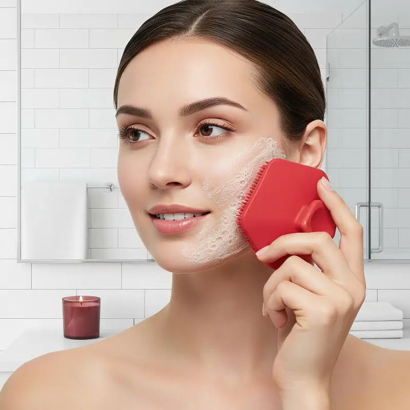 Portable Silicone Face Cleansing Brush
