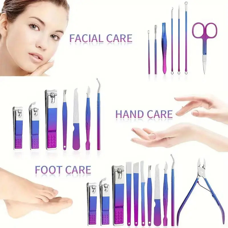 Stainless Steel Manicure and Pedicure Kit