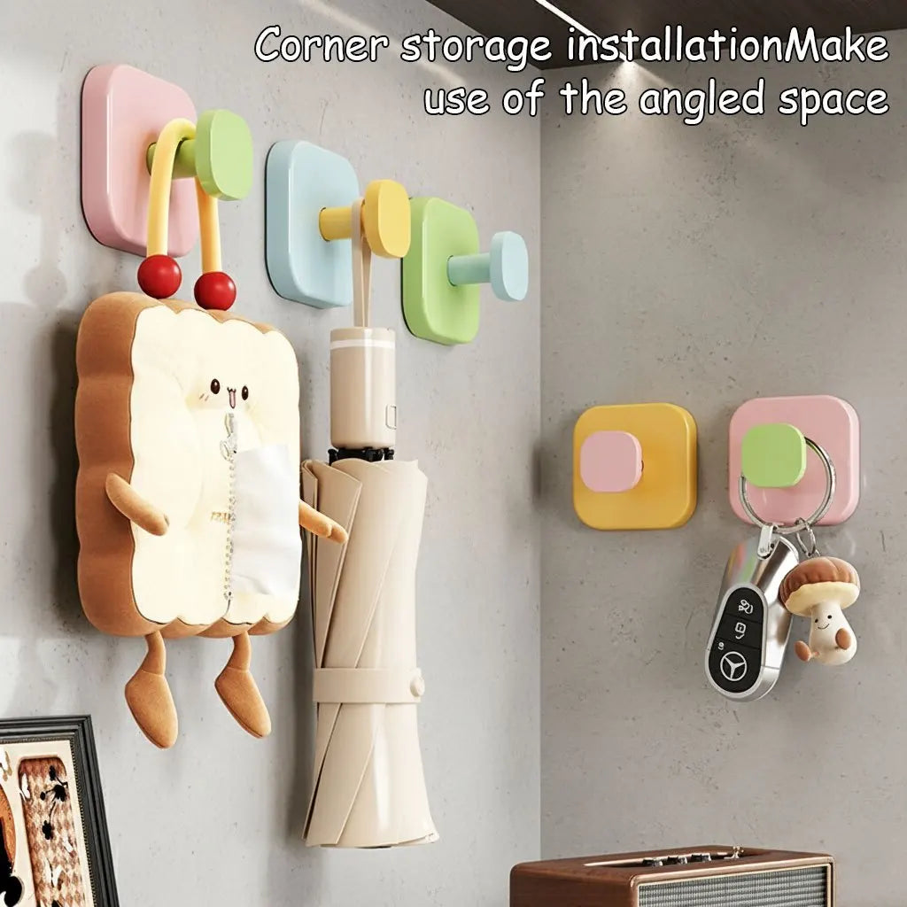Colorful Suction Cup Wall Hooks
