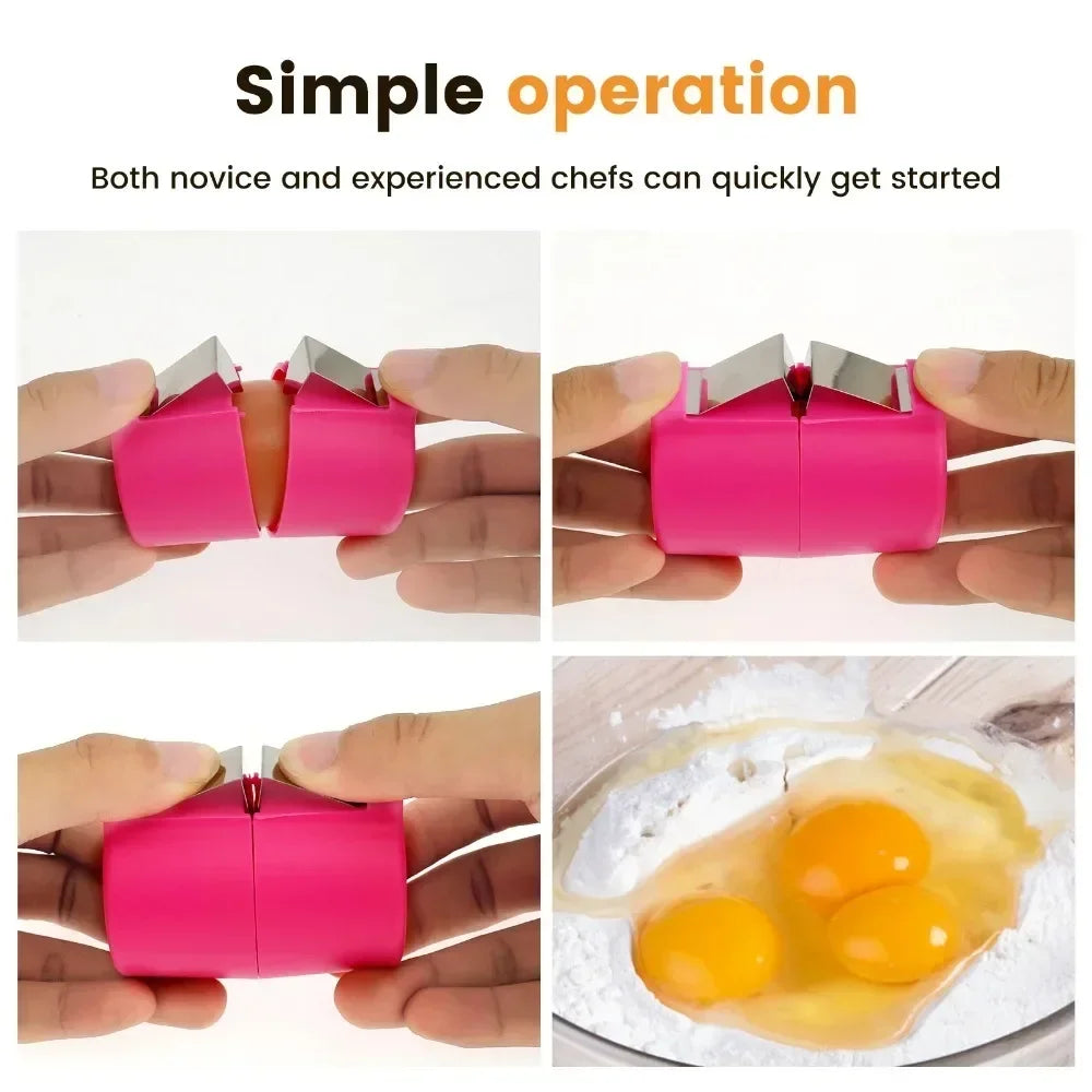 3Pcs/Set Egg Shell Opener for Hard Boiled Eggs,Handheld Easy Egg Peeler Tool Kitchen Gadgets 	 egg peeler tool