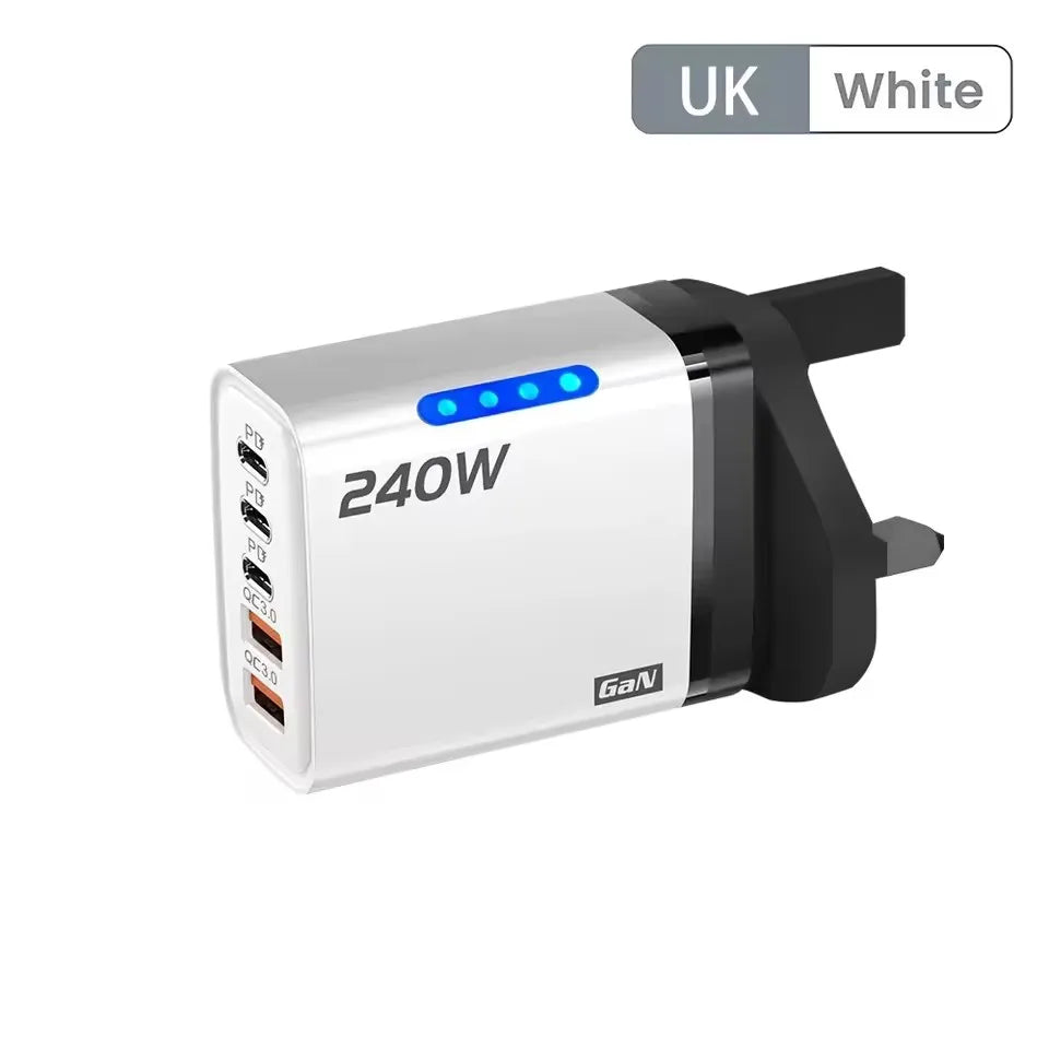 5-Port GaN Fast Wall Charger