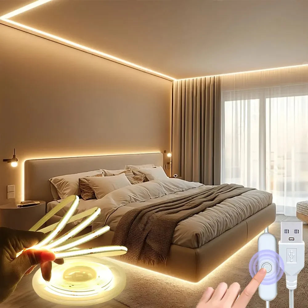 Flexible 3mm COB LED Strip Light