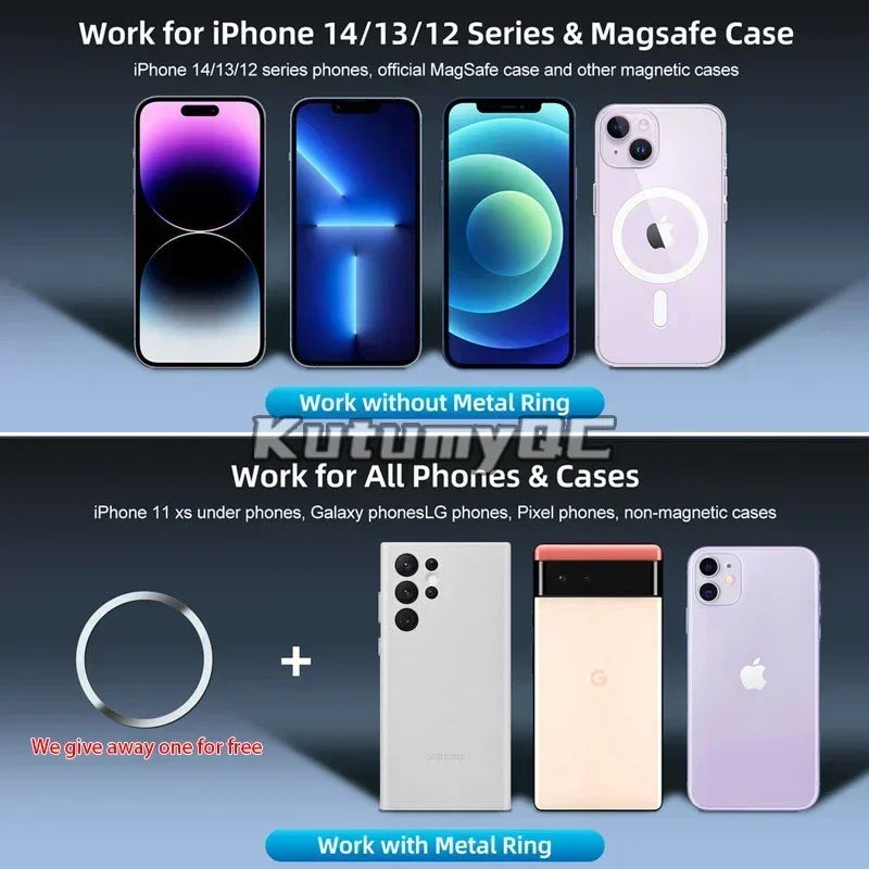 2026 New Magnetic Phone Ring Holder For MagSafe Accessories Adjustable Finger Ring Support Bracket For Magnet Case For IPhone